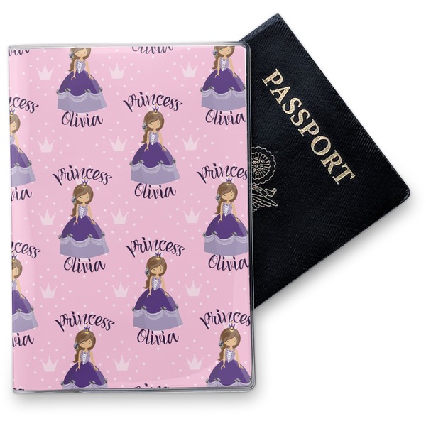 Custom Custom Princess Vinyl Passport Holder (Personalized)