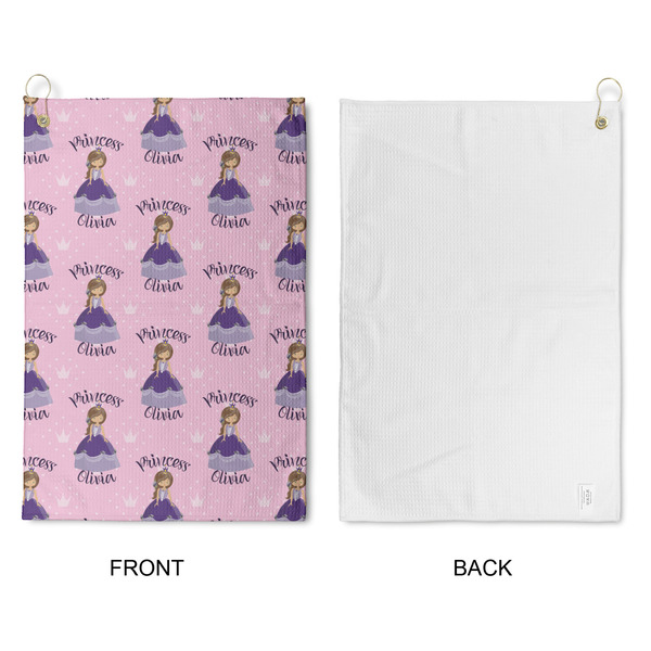 Custom Princess Waffle Weave Golf Towel - Approval