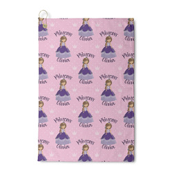 Custom Princess Waffle Weave Golf Towel (Personalized)