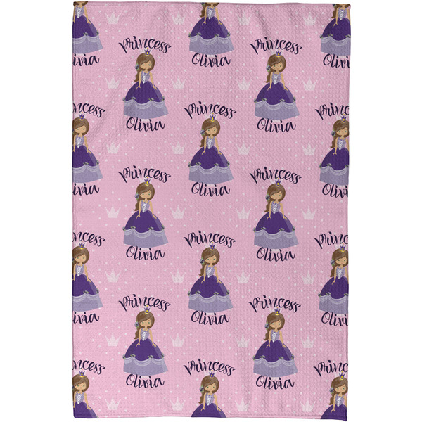 Custom Princess Waffle Weave Towel - Full Color Print - Approval Image