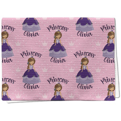 Custom Princess Kitchen Towel - Waffle Weave - Full Color Print (Personalized)