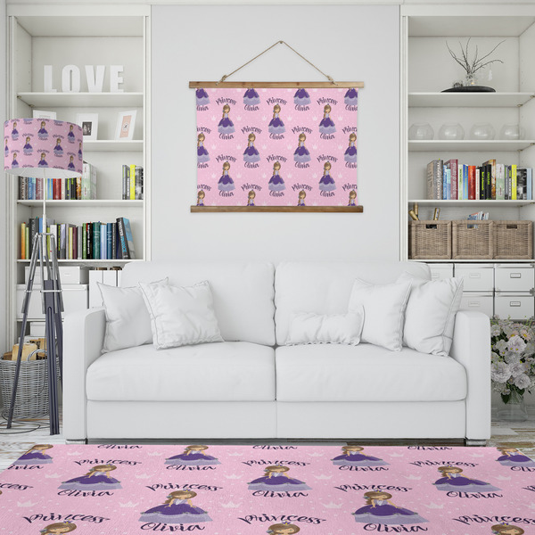 Custom Princess Wall Hanging Tapestry - IN CONTEXT