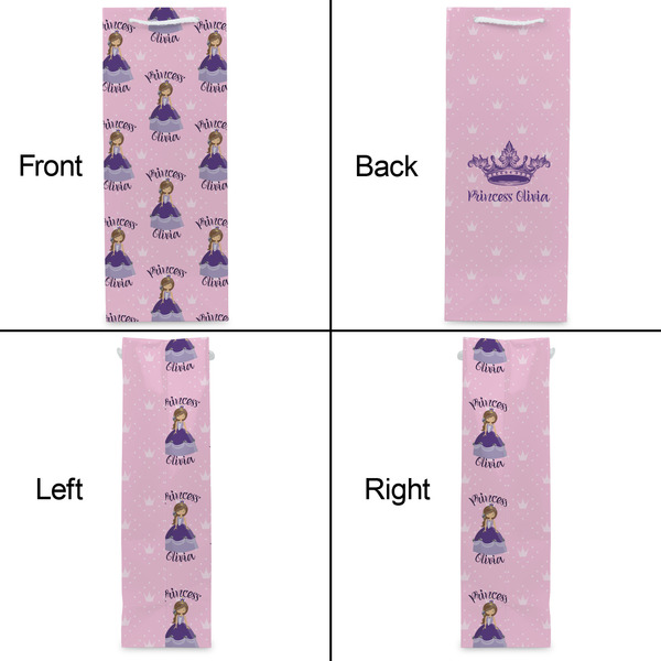 Custom Princess Wine Gift Bag - Gloss - Approval