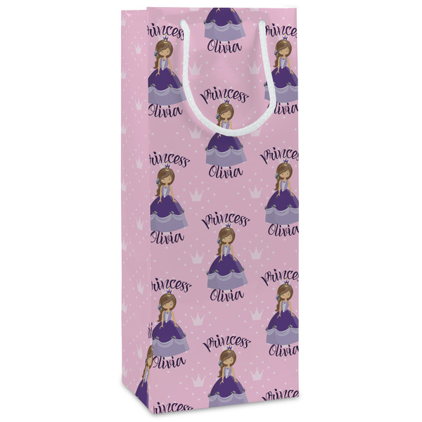 Custom Custom Princess Wine Gift Bags (Personalized)