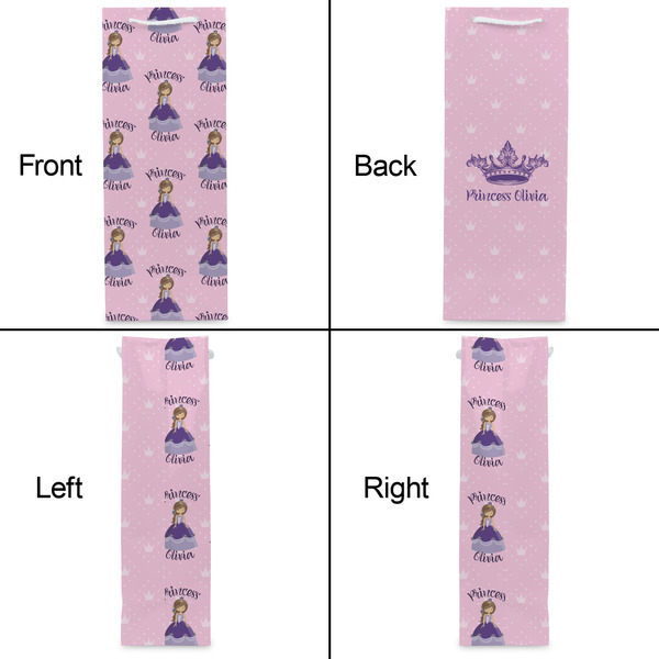 Custom Princess Wine Gift Bag - Matte - Approval