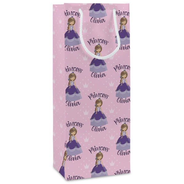 Custom Custom Princess Wine Gift Bags - Matte (Personalized)