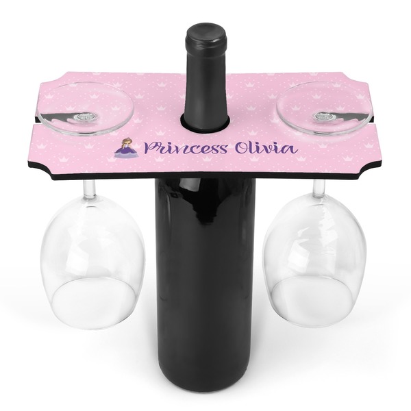 Custom Custom Princess Wine Bottle & Glass Holder (Personalized)