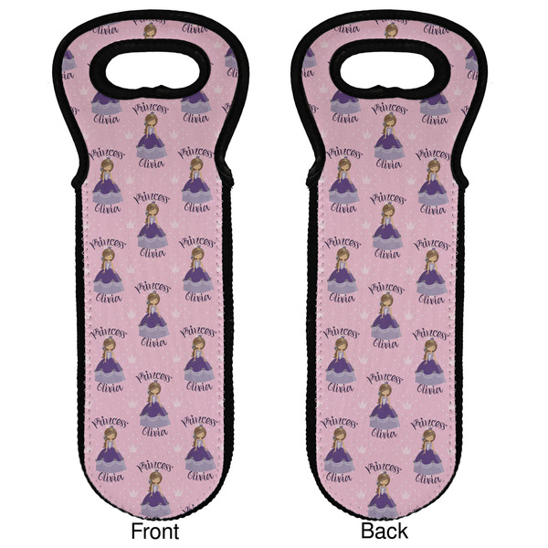 Custom Princess Wine Tote Front & Back