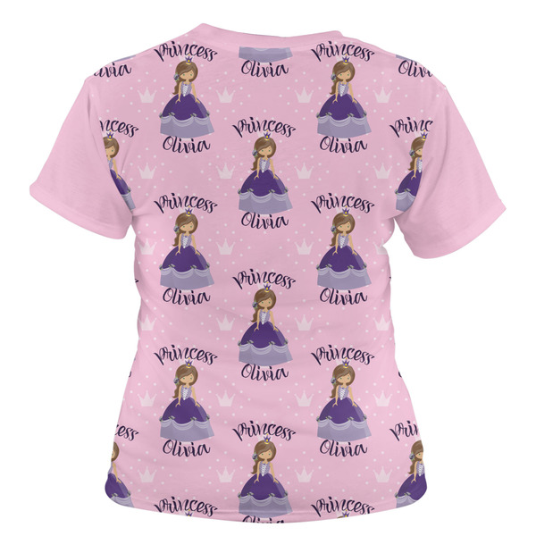 Custom Princess Women's T-shirt Back