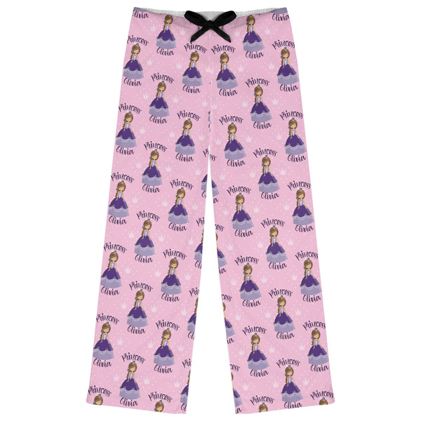 Custom Custom Princess Womens Pajama Pants - M (Personalized)