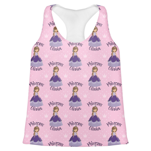 Custom Custom Princess Womens Racerback Tank Top - X Small (Personalized)