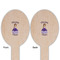 Custom Princess Wooden Food Pick - Oval - Double Sided - Front & Back