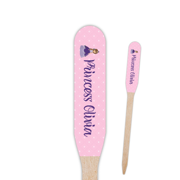 Custom Custom Princess Paddle Wooden Food Picks (Personalized)