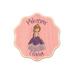 Custom Princess Genuine Maple or Cherry Wood Sticker (Personalized)