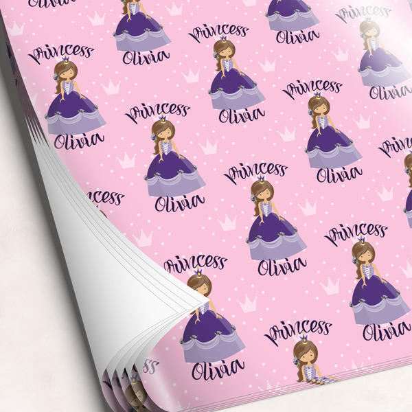 Custom Custom Princess Wrapping Paper Sheets (Personalized)