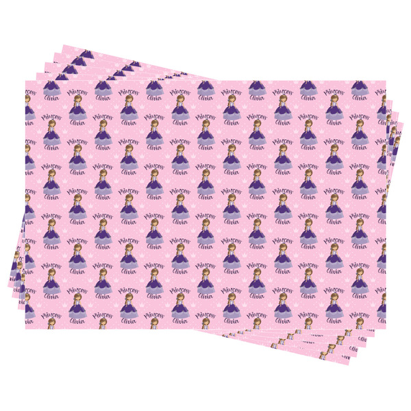 Custom Princess Wrapping Paper - Front & Back - Sheets Approval