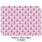 Custom Princess Wrapping Paper Sheet - Double Sided - Front