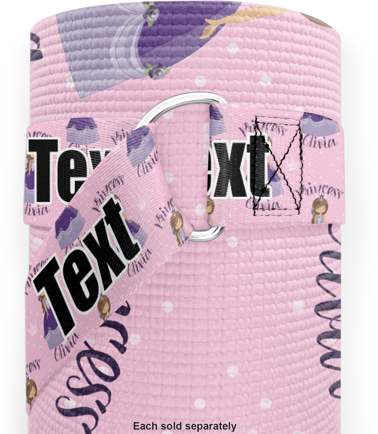 Custom Custom Princess Yoga Mat Strap (Personalized) YouCustomizeIt