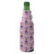 Custom Princess Zipper Bottle Cooler - ANGLE (bottle)