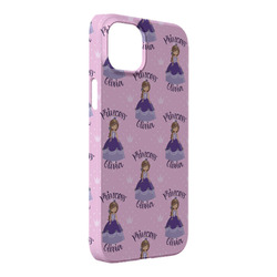 Custom Princess iPhone Case - Plastic - iPhone 14 Plus (Personalized)