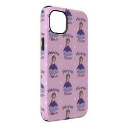 Custom Princess iPhone Case - Rubber Lined - iPhone 14 Plus (Personalized)
