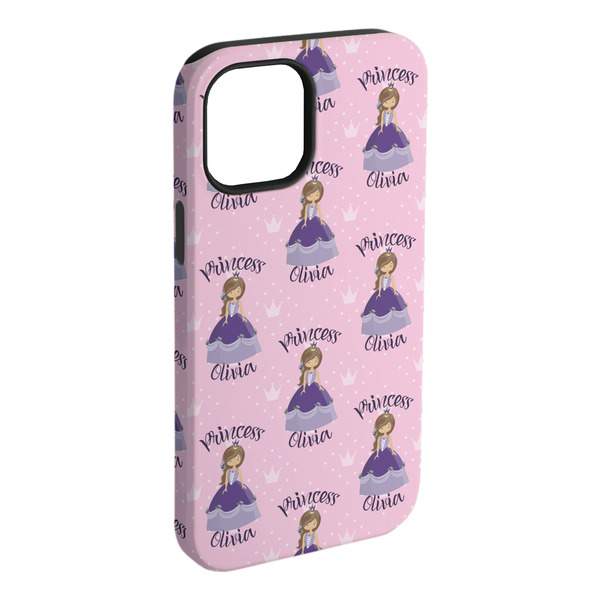 Custom Custom Princess iPhone Case - Rubber Lined - iPhone 15 Plus (Personalized)