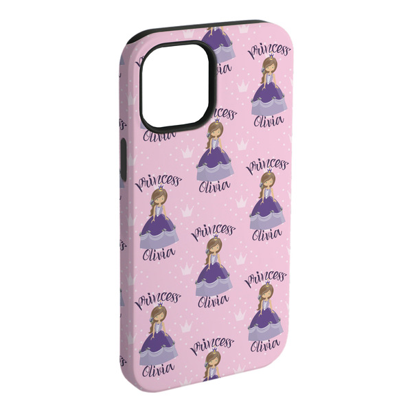 Custom Custom Princess iPhone Case - Rubber Lined - iPhone 15 Pro Max (Personalized)