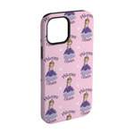 Custom Princess iPhone Case - Rubber Lined - iPhone 15 Pro (Personalized)