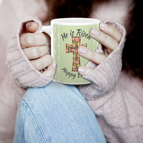 Easter Cross 11oz Coffee Mug - LIFESTYLE
