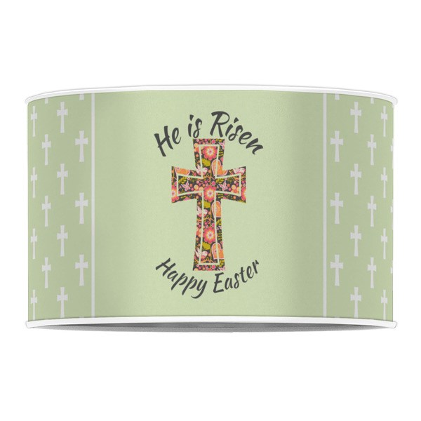 Easter Cross 12" Drum Lampshade - FRONT (Poly Film)