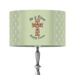 Easter Cross 12" Drum Lamp Shade - Fabric