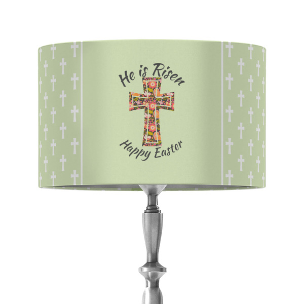 Custom Easter Cross 12" Drum Lamp Shade - Fabric