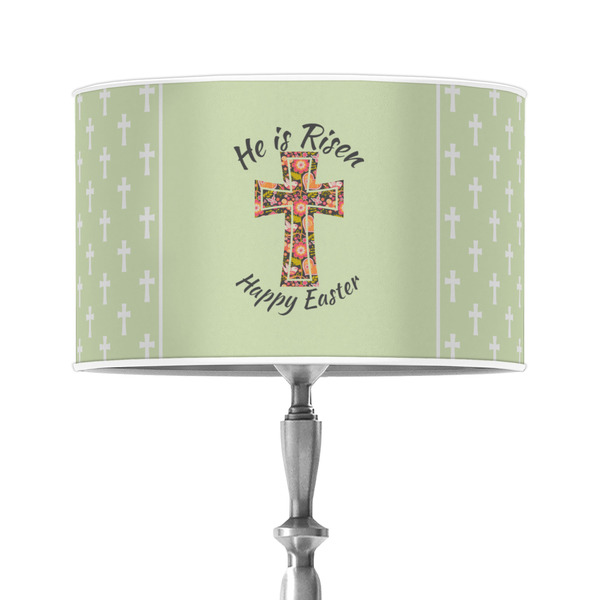 Custom Easter Cross 12" Drum Lamp Shade - Poly-film