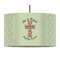 Easter Cross 12" Drum Pendant Lamp - Fabric