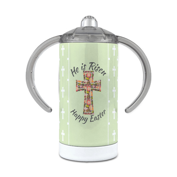 Custom Easter Cross 12 oz Stainless Steel Sippy Cup