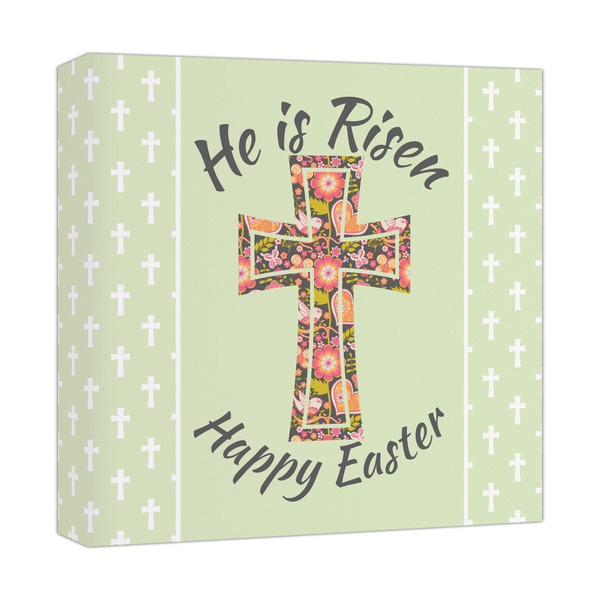 Custom Easter Cross Canvas Print - 12x12