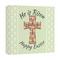 Easter Cross 12x12 - Canvas Print - Angled View
