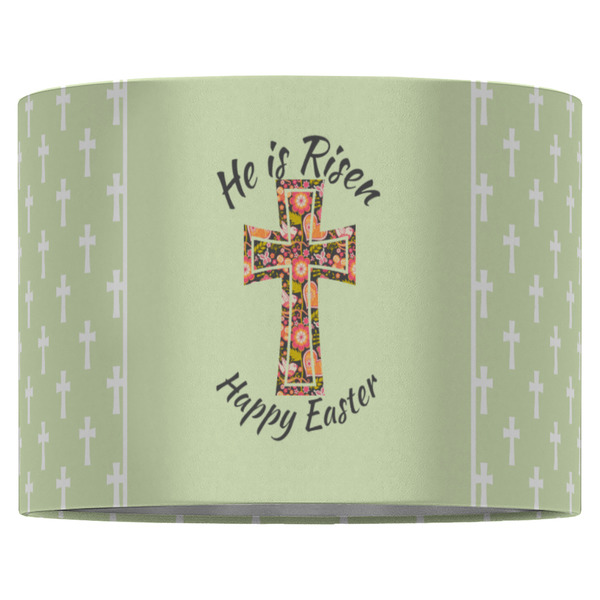 Easter Cross 16" Drum Lampshade - FRONT (Fabric)