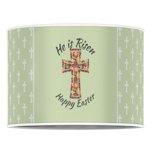 Easter Cross 16" Drum Lampshade - FRONT (Poly Film)