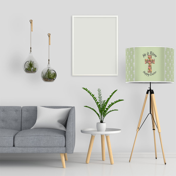 Easter Cross 16" Drum Lampshade - LIFESTYLE