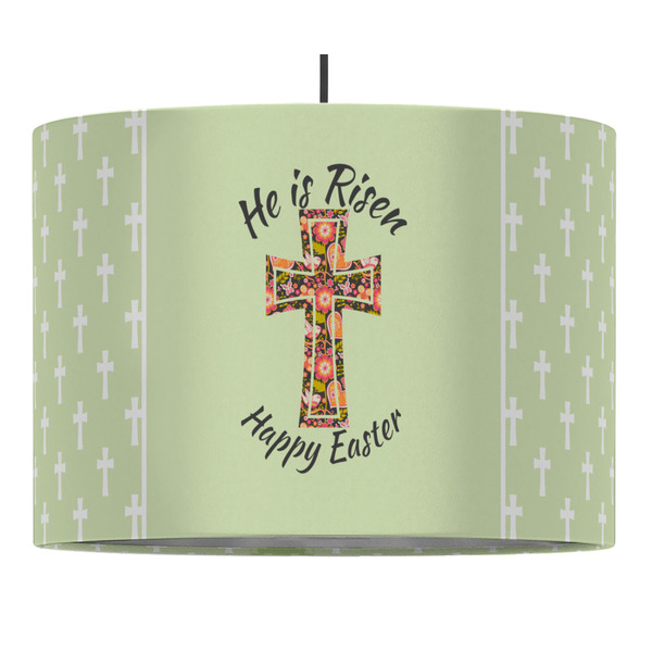 Easter Cross 16" Drum Lampshade - PENDANT (Fabric)