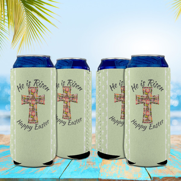 Easter Cross 16oz Can Sleeve - Set of 4 - LIFESTYLE