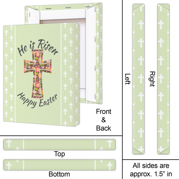 Easter Cross 16x20 - Canvas Print - Approval