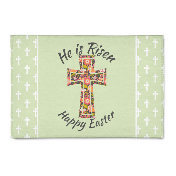 Custom Easter Cross Patio Rug