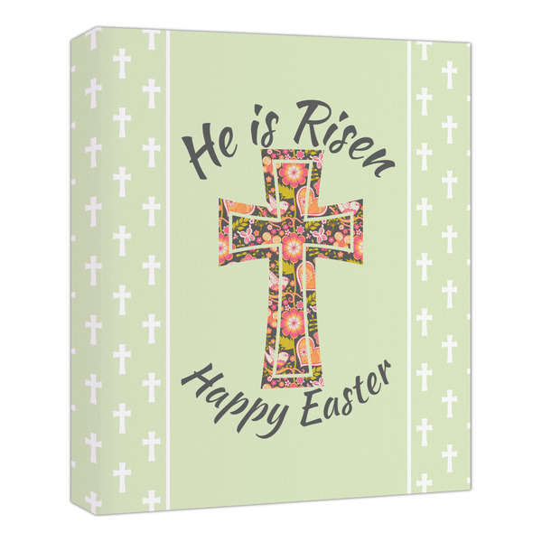 Custom Easter Cross Canvas Print - 20x24