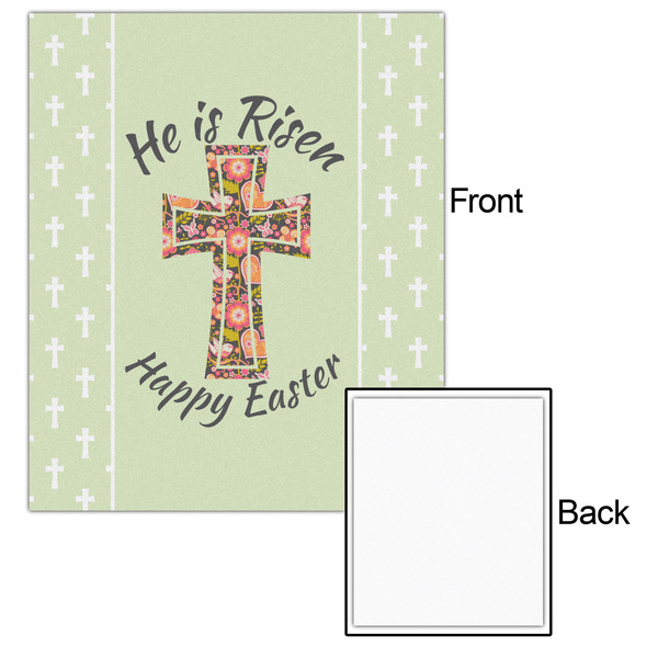 Easter Cross 20x24 - Matte Poster - Front & Back