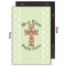 Easter Cross 20x30 Wood Print - Front & Back View