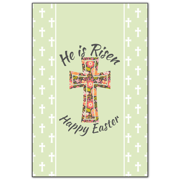 Custom Easter Cross Wood Print - 20x30