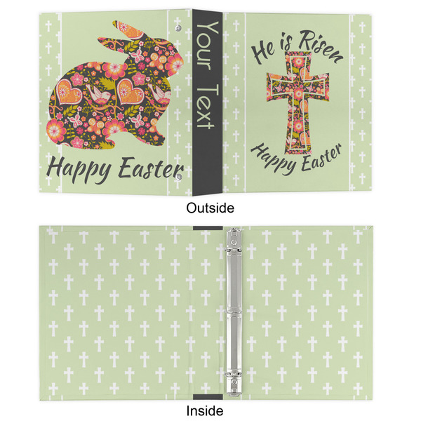 Easter Cross 3 Ring Binders - Full Wrap - 1" - APPROVAL