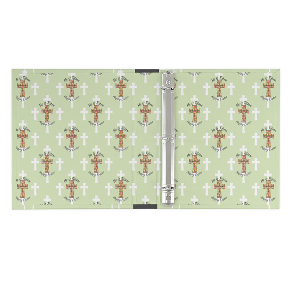 Easter Cross 3 Ring Binders - Full Wrap - 1" - OPEN INSIDE